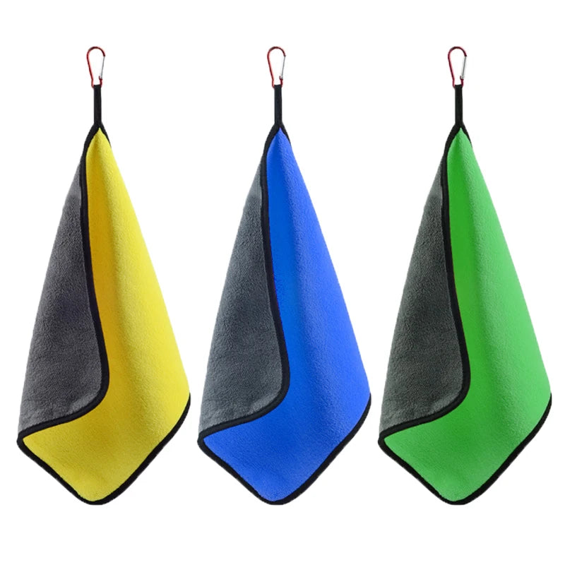 Oneside Cotton Fishing Towel 30x30cm — Safety Buckle Hook