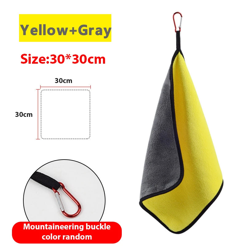 Oneside Cotton Fishing Towel 30x30cm — Safety Buckle Hook