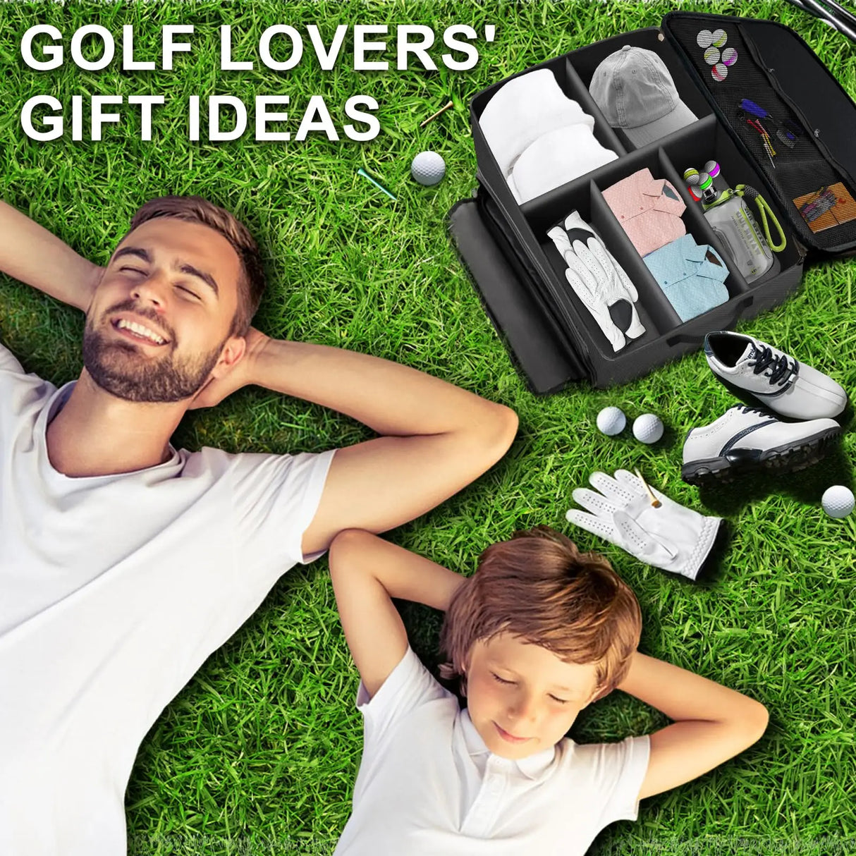 Oneside 2-Layer Golf Trunk Organiser — Waterproof Boot Bag