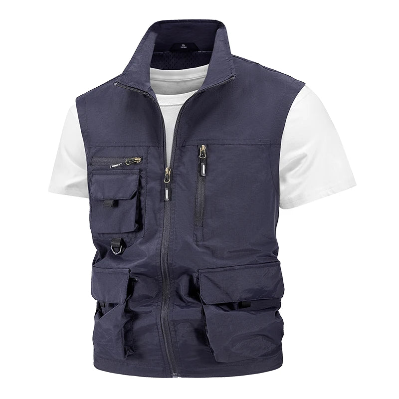 Oneside Lightweight Mesh Fishing Vest — Multi-Pocket Utility