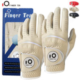 Oneside Men's PU Leather Golf Gloves — All-Weather (2 Pack)