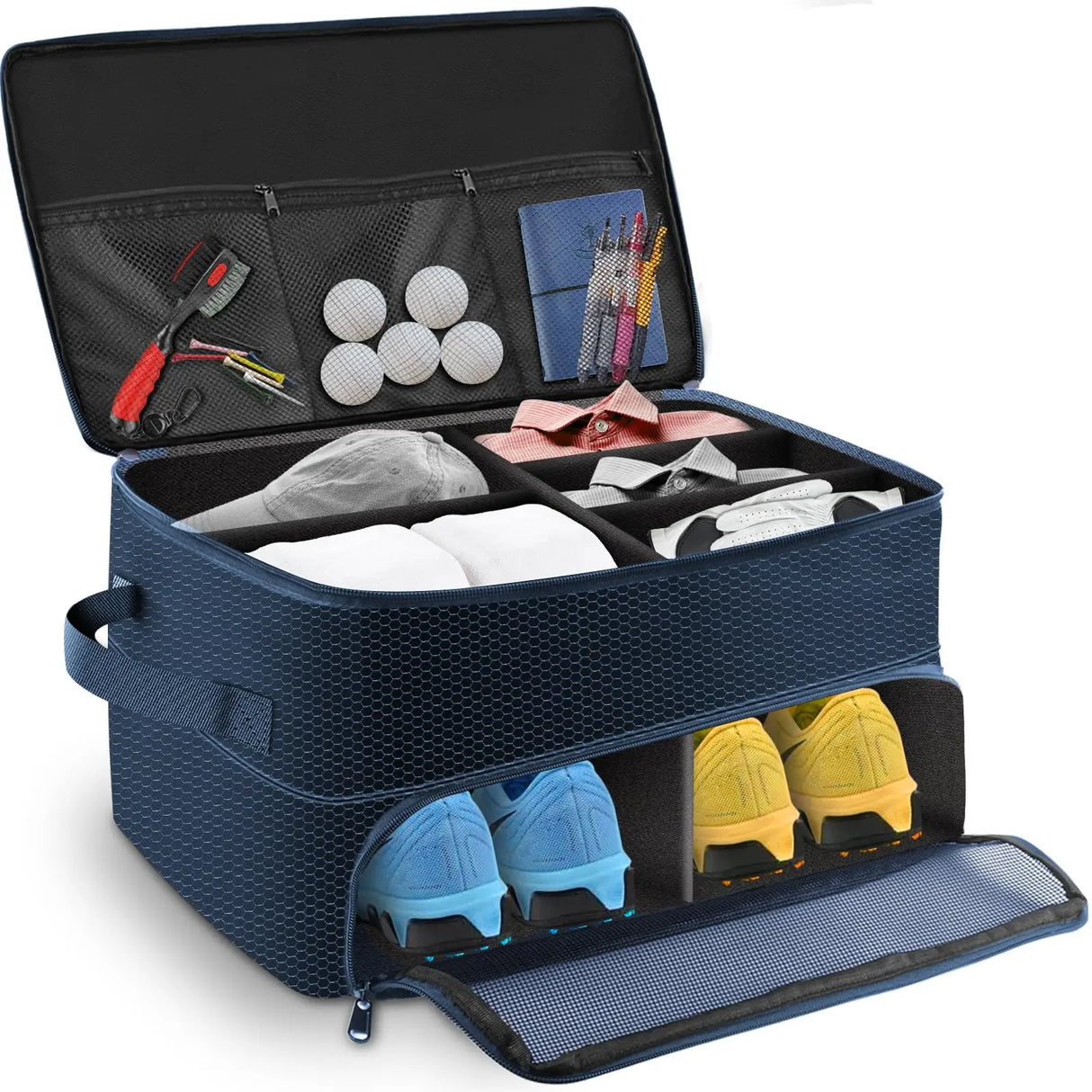 Oneside 2-Layer Golf Trunk Organiser — Waterproof Boot Bag