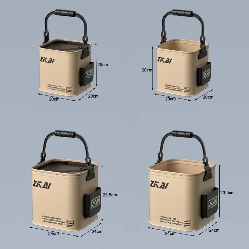 Oneside 8L/13L Foldable Fishing Bucket — Camping & Fishing