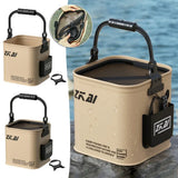 Oneside 8L/13L Foldable Fishing Bucket — Camping & Fishing