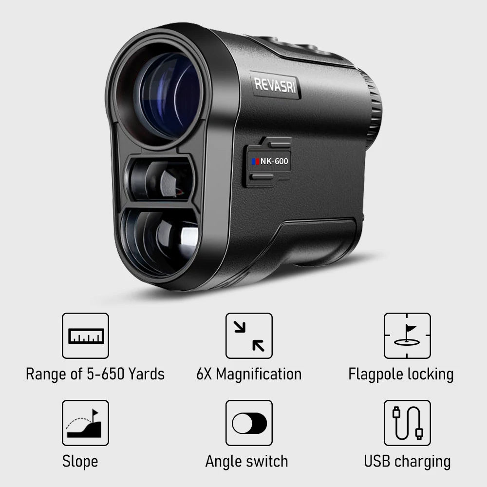 Oneside Golf Laser Rangefinder — 600m with Slope & Flag Lock