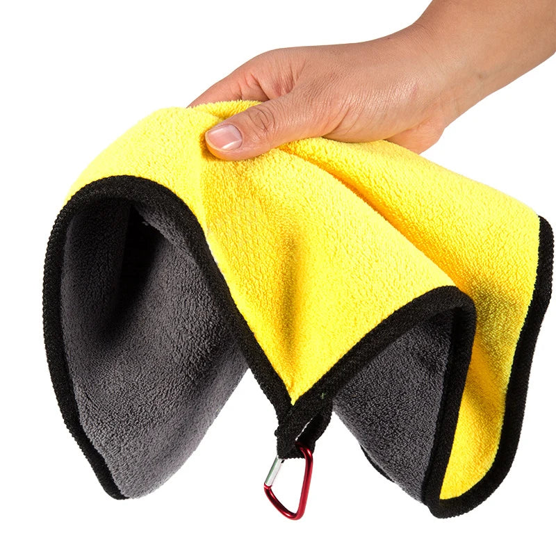 Oneside Cotton Fishing Towel 30x30cm — Safety Buckle Hook