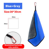 Oneside Cotton Fishing Towel 30x30cm — Safety Buckle Hook