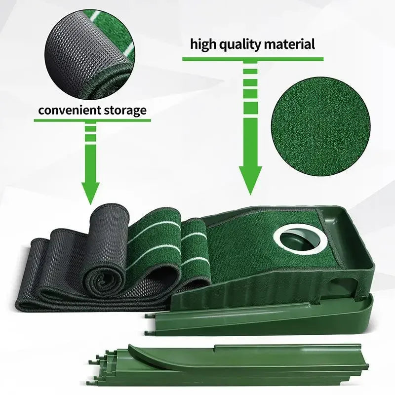 Oneside Mini Putting Green Mat — Indoor & Outdoor Practice